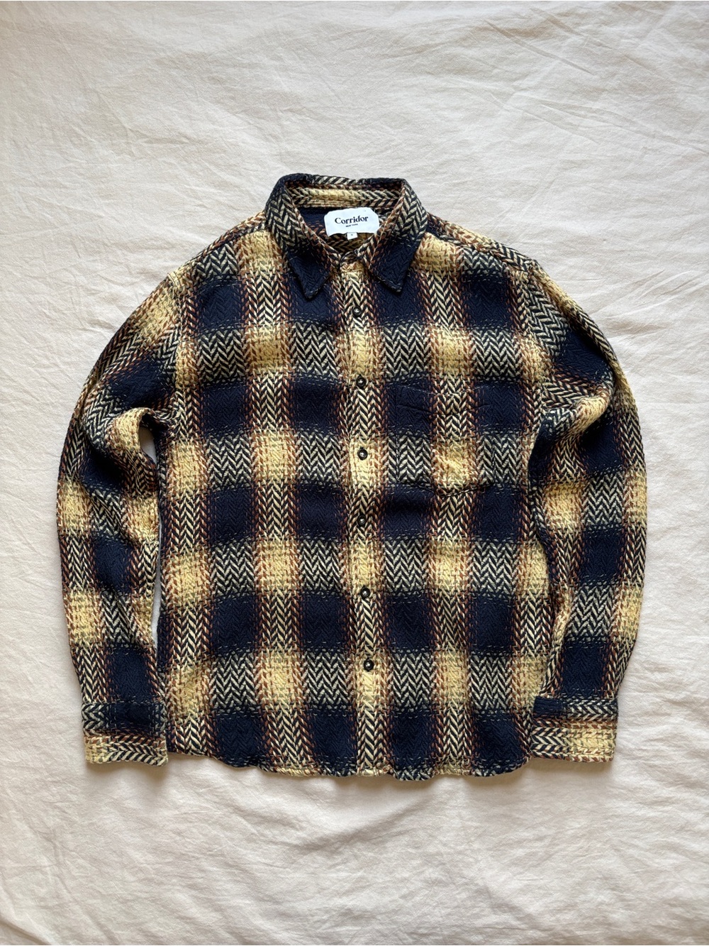 Corridor Macro Plaid Upstate Shirt Size S